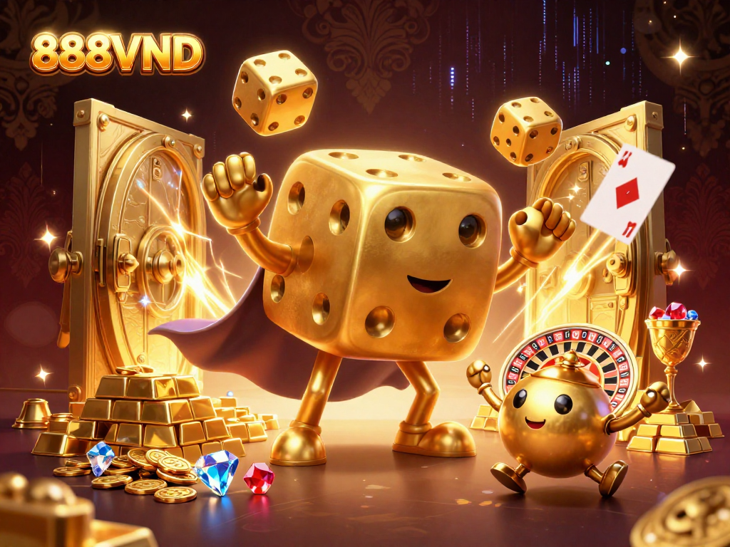 Engage in thrilling gaming adventures at 888VND with glittering treasures and dynamic characters.