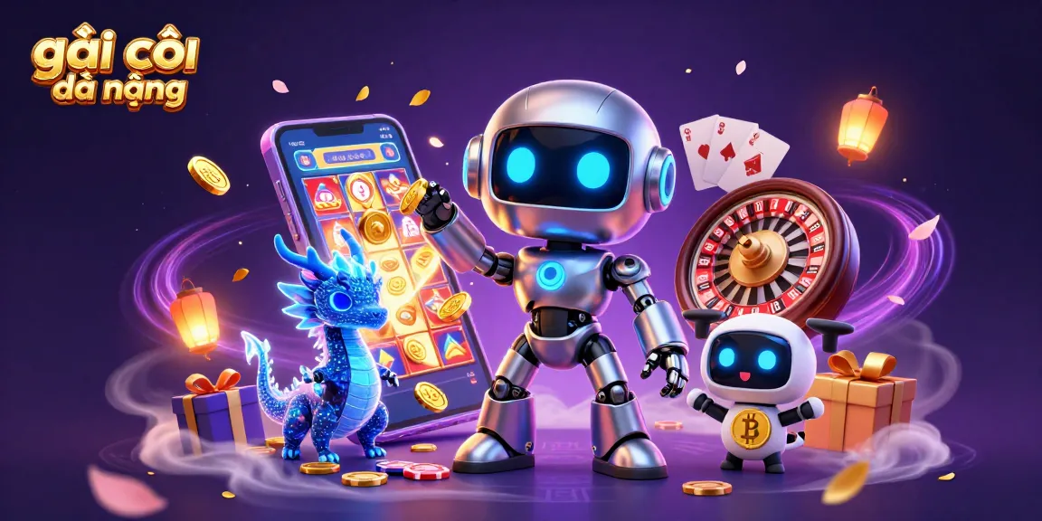 Engage with the vibrant world of gái gọi đà nẵng showcasing a dynamic cyberpunk casino scene.