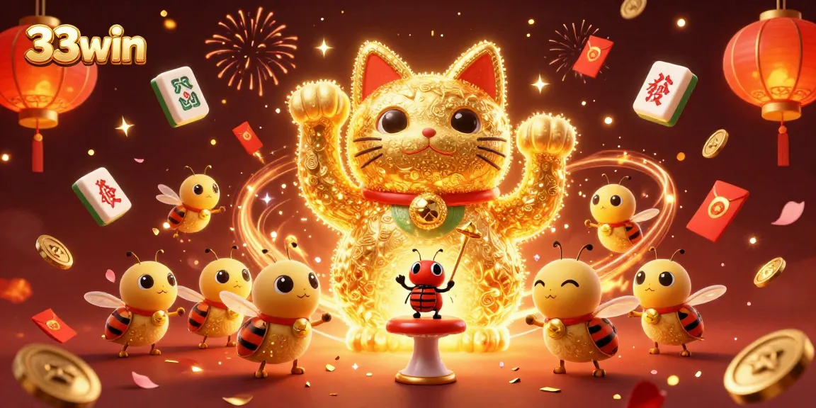 Experience thrilling moments at 33win with vibrant casino scenes full of luck and excitement.